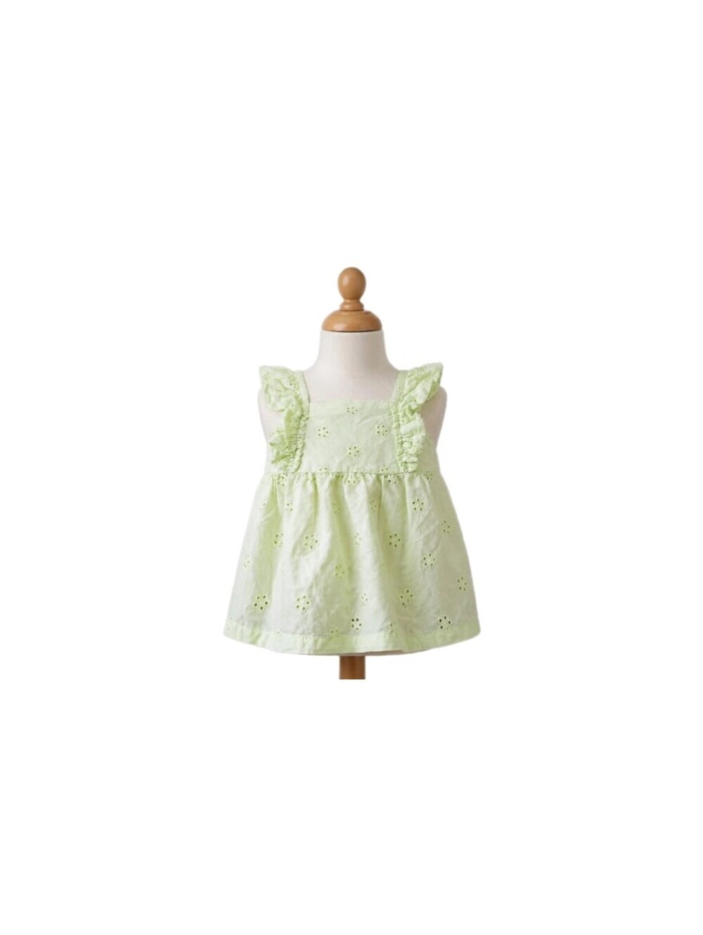 Baby Girl 9 mo  Carter's Lime Green Summer Spring Top 100% Cotton